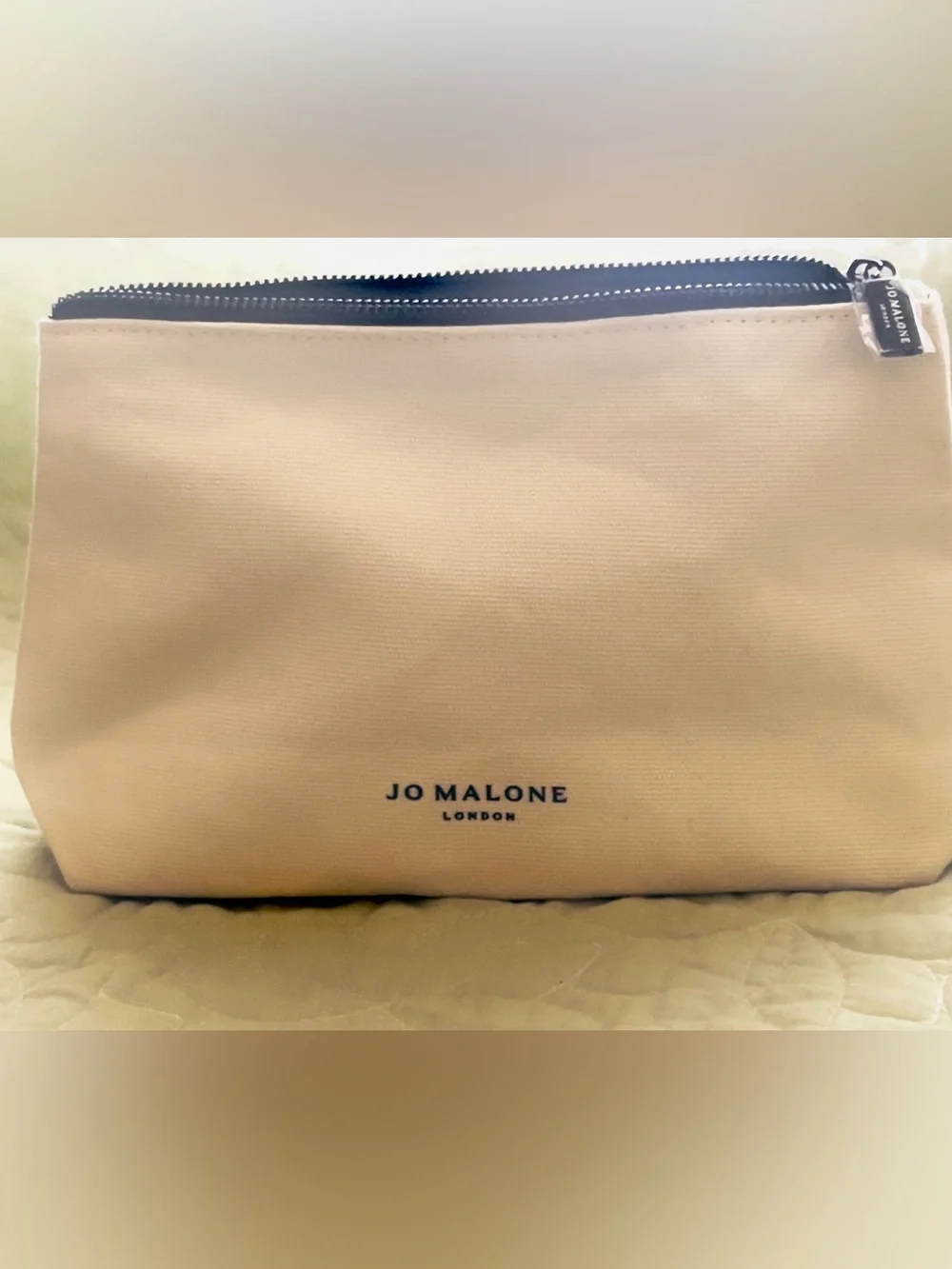 NWOT Jo Malone London Canvas Cosmetic Pouch